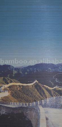 Printed Bamboo Curtain (Imprimé rideau de bambou)