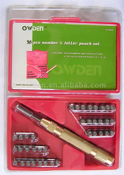 38pc Zahl & Letter Punch Set (38pc Zahl & Letter Punch Set)