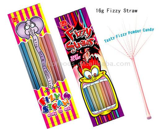  Fizzy Straw Candy