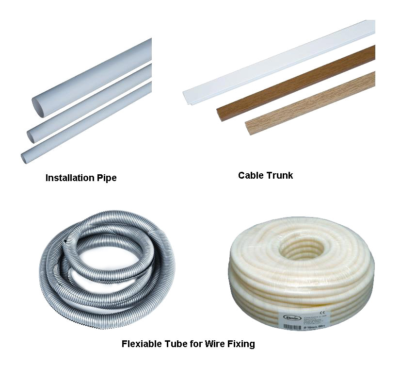  Cable Trunk, Installation Pipe & Flexiable Tube for Wire (Trunk Cable, Installation Pipe & Tube Flexiable pour Wire)