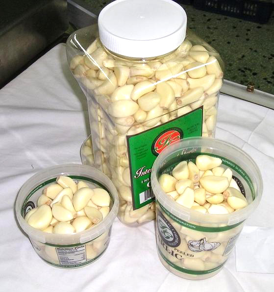  Garlic Cloves/Peeled Garlic (Зубчика чеснока / Очищенный чеснок)
