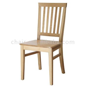  Oak Dining Chair with Leather Seat (Oak Chaise avec sièges en cuir)