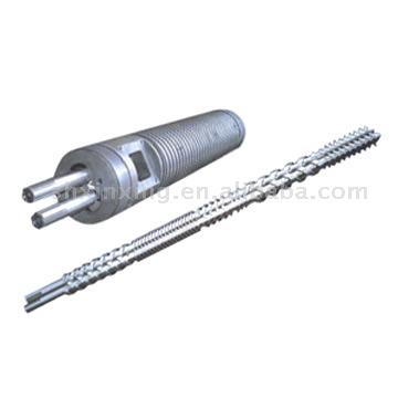  Conical Twin Screw & Barre