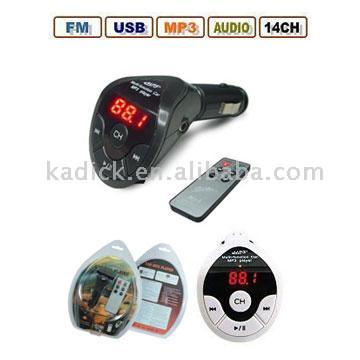  FM Transmitter for Car (with Audio Port/Remote Control) (FM передатчик для автомобиля (с аудио порт / Пульт дистанционного управления))