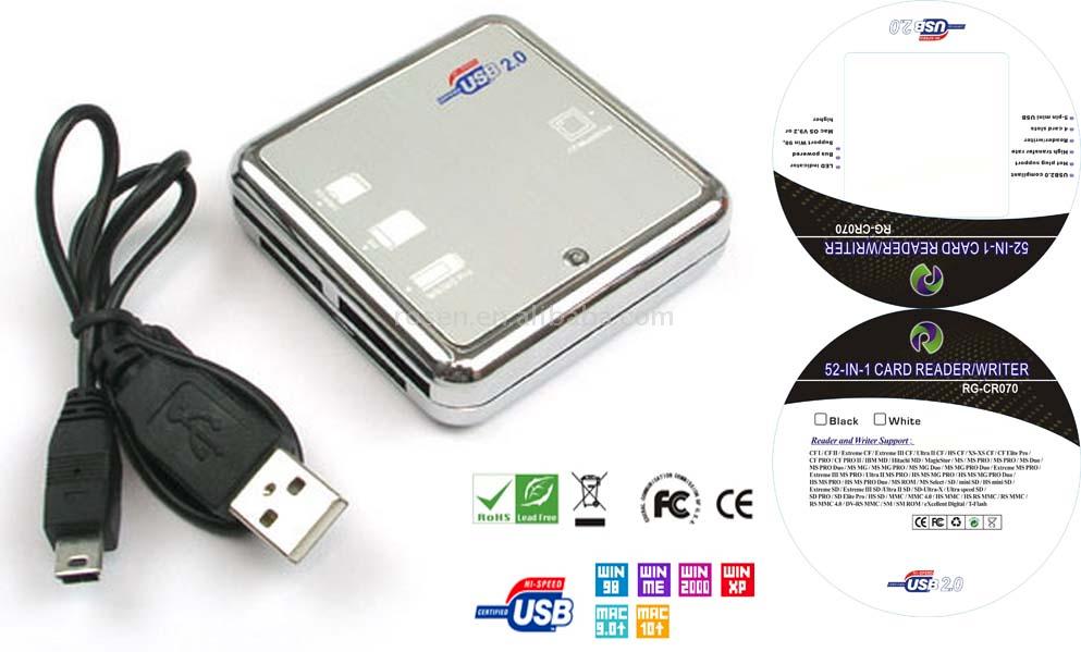  USB V2.0 52-In-1 Card Reader ( USB V2.0 52-In-1 Card Reader)