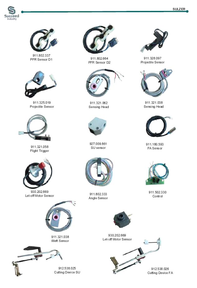  Electrical Parts for Sulzer, Sensors, Flight Triggers