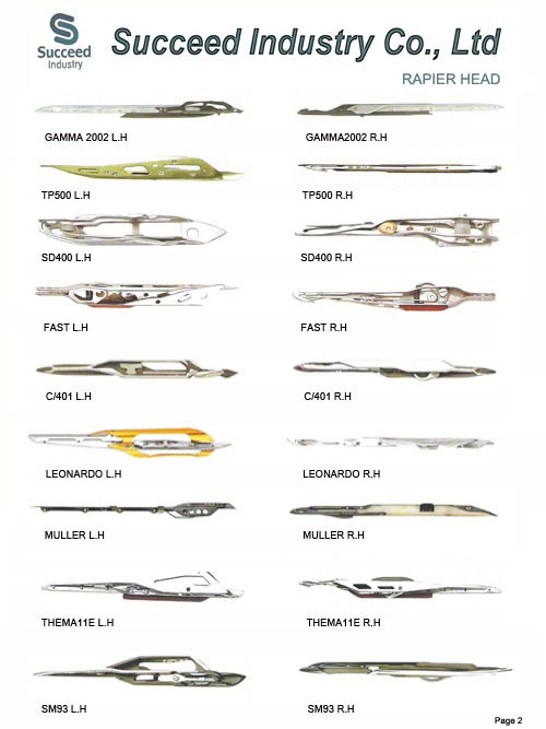  Rapier Heads, Grippers (Рапира главы, захваты)