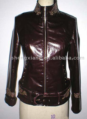  Ladies` Cowhide Jacket (Peau de vache Ladies `Jacket)