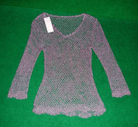  Ladies` Long Sleeve Blouse