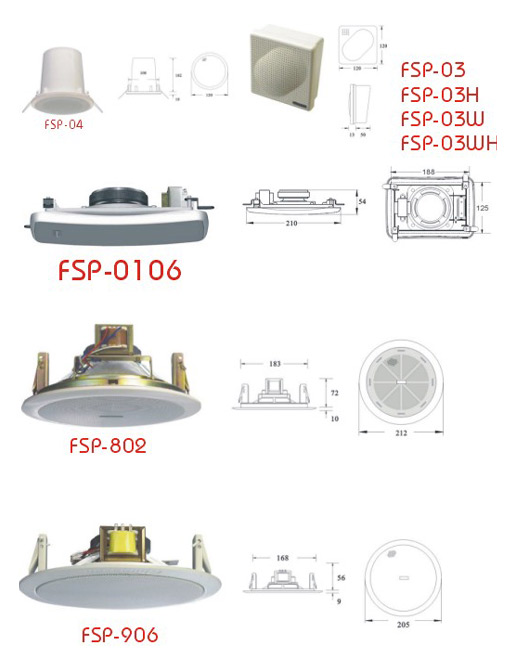  Ceiling Speaker (Потолочные спикера)