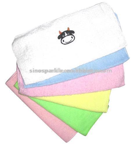  Towel with Client`s Logo Embroidery (Serviette avec broderie logo du client)