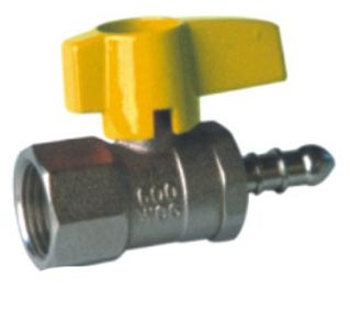  Brass Female Gas Valve for Hose Connection ( Brass Female Gas Valve for Hose Connection)