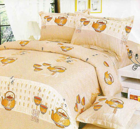  4pc Printed Bedding Set