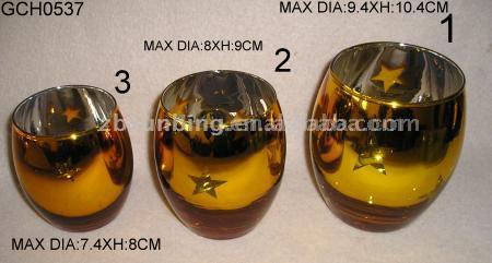  Glass Candleholder