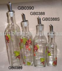  Glass Oil & Vinegar Bottle (Oil & Vinegar Verre Bouteille)