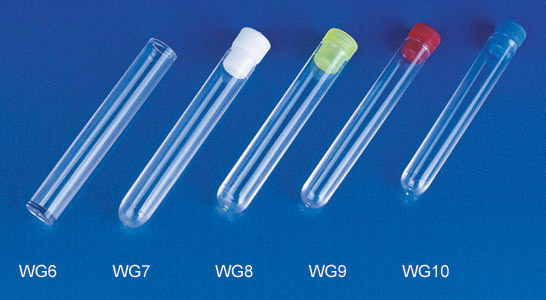  Plastic Test Tubes (Kunststoff-Reagenzgläser)