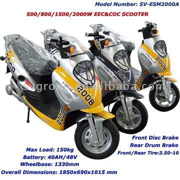  EEC/COC 2,000W Electric Motorcycle (ЕЭС / COC 2000 Вт электрический мотоцикл)