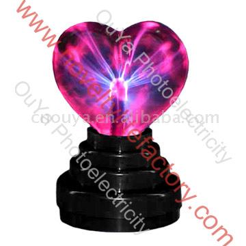  Plasma Lamp with Heart-Shaped (Plasma Lampe en forme de coeur)