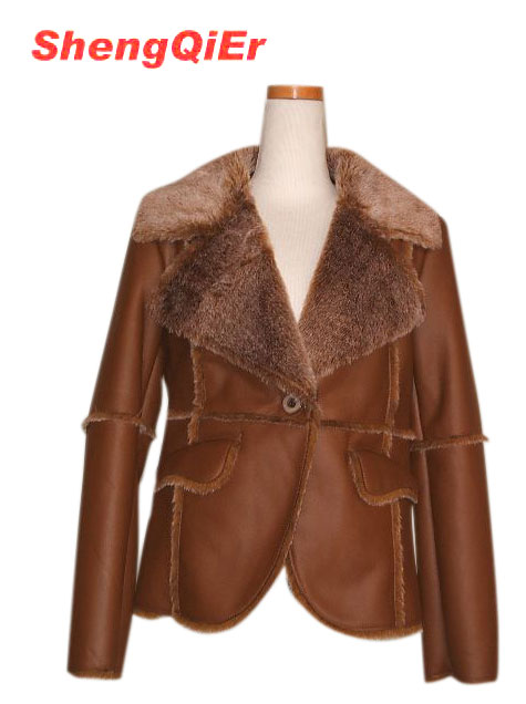 Ladies `Notch Collar Coat (Ladies `Notch Collar Coat)