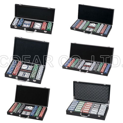  Poker Chip with Wooden Case (Poker Chip coffret bois)