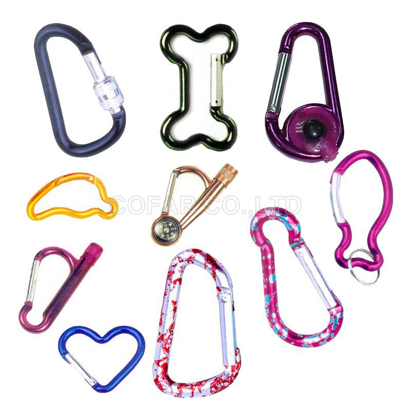  Carabiner/Aluminum Hook ()