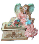  Resin Angel Jewelry Box ( Resin Angel Jewelry Box)