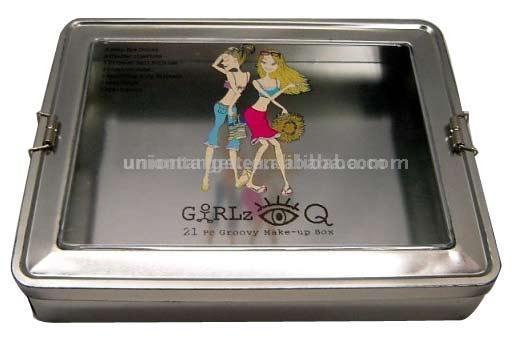  Rectangular Tin Box with PVC Window ( Rectangular Tin Box with PVC Window)