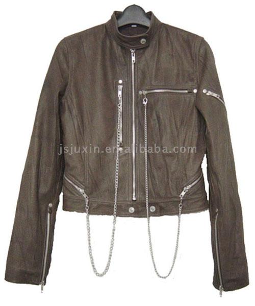  Women`s Pig Skin Jacket (Женская кожа свиньи Куртка)
