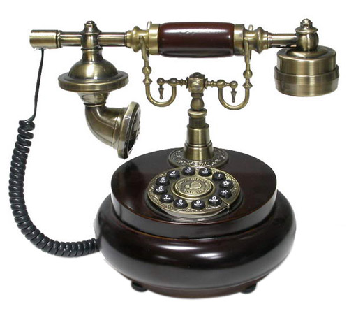  Antique Style Wooden Telephone (Style antique en bois Téléphone)