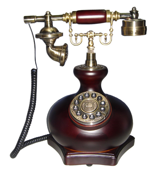  Antique Style Wooden Telephone (Античном стиле деревянного телефона)