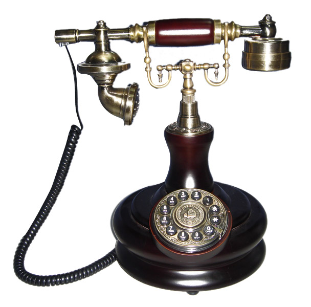  Antique Style Wooden Telephone (Античном стиле деревянного телефона)