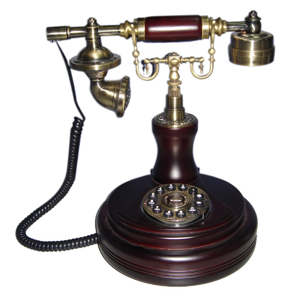  Antique Style Wooden Telephone (Style antique en bois Téléphone)