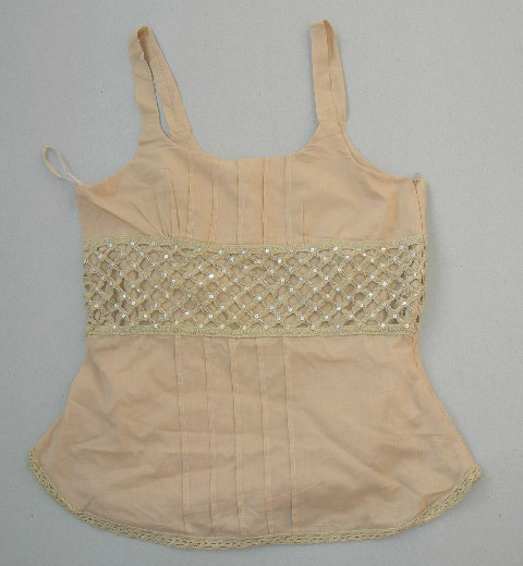  Tank Top with Cotton Lace