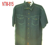  Men`s Stock Denim Shirt