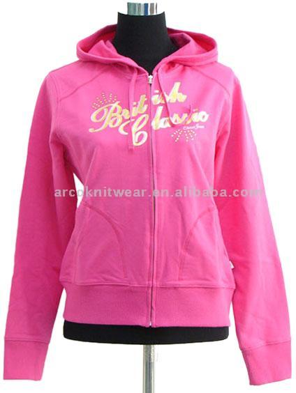  Women Zipper Hoody Jacket