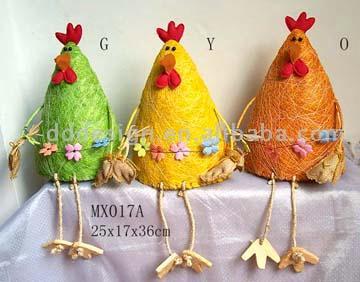  Sisal Easter Chickens (Sisal Easter Chickens)