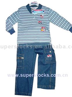  Stock Boy Two Pcs Set