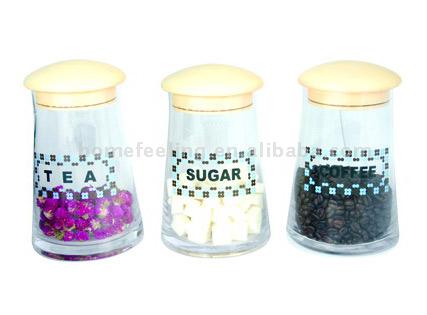  Glass Storage Jar Set (Стекло хранения Jar Set)