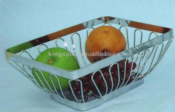  Band Iron Rectangle Fruit Basket (Bande de fer Rectangle Fruits Basket)