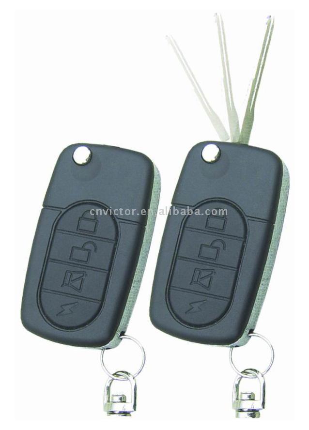  One-Way Car Alarm System with Key Transmitter