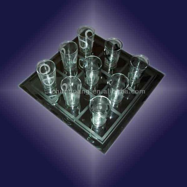  Drinking Glass Chess Set (Trinkglas Chess Set)