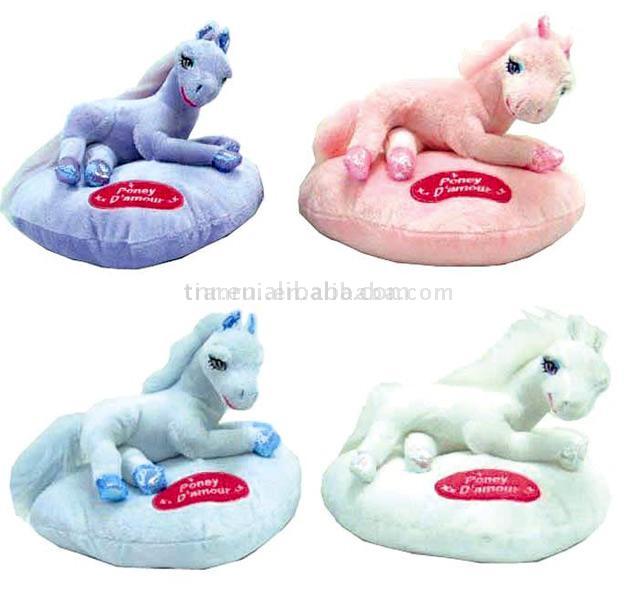  Stuffed Princess Pony with Heart ( Stuffed Princess Pony with Heart)