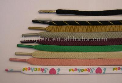  Flat and Semicircle Shoelace with Plastic or Metal End (Плоские и полукругом Shoel e с помощью пластмассовых или металлических концевых)