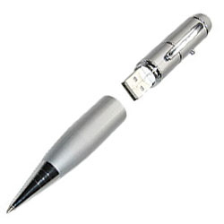 Silber USB Laser Pen (Silber USB Laser Pen)