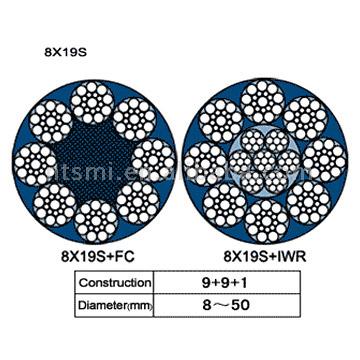  Elevator Steel Wire Rope (Ascenseur Câbles d`acier)