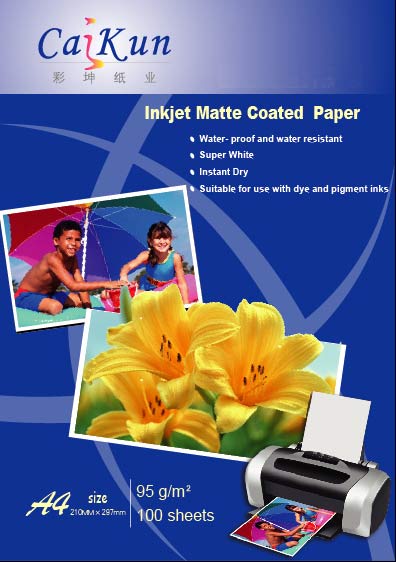  95g Inkjet Matte Coated Paper ( 95g Inkjet Matte Coated Paper)