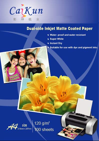 120g Dual-Side Inkjet matt gestrichenes Papier (120g Dual-Side Inkjet matt gestrichenes Papier)