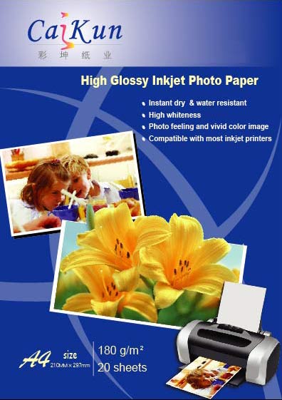  180g High Glossy Inkjet Photo Paper ( 180g High Glossy Inkjet Photo Paper)