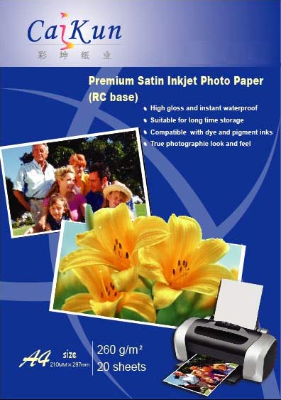  260g Premium Satin Inkjet Photo Paper (RC Base) (260г Premium Satin струйные Photo Paper (RC Base))