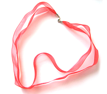  Organza Ribbon Necklace (Organza Ribbon Necklace)